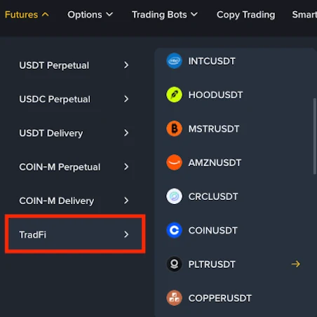Binance TradFi Perps səhm perpetual müqavilələrinin rəsmi təqdimatı